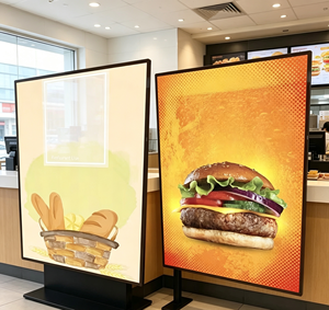 Caja de Luz LED Giratoria de Doble Cara Ultrafina Personalizada, Material Acrílico, Tamaño Personalizado para Exhibición Publicitaria Comercial en Exteriores - Product Image 6