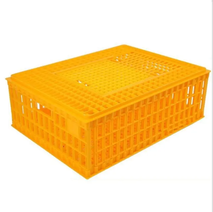 पोल्ट्री फार्म उपकरणों प्लास्टिक परिसंचारी चिकन परिवहन पिंजरों कारोबार बक्से