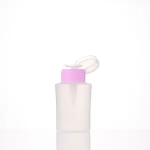 100ml 150mlPETプラスチックプッシュダウンメイクリムーバープレスポンプディスペンサーメイクアップネイルリムーバー用の空のボトル