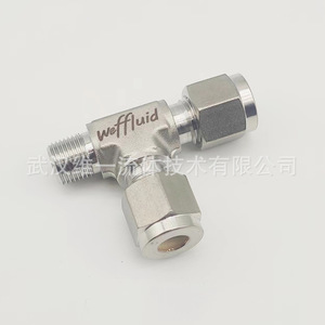 Conector en T de Acero Inoxidable Weffluid MRT 4-2N de Doble Compresión Tipo T para Fuente de Aire de Instrumentos - Product Image 3