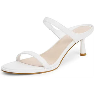 Scarpe da donna con tacco in vernice nera con tacco a punta tonda da donna - Product Image 2