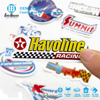 Autocollants de voiture en PVC adhésifs amovibles, imperméables, découpés sur mesure avec logo imprimé, pour pare-chocs et vitres