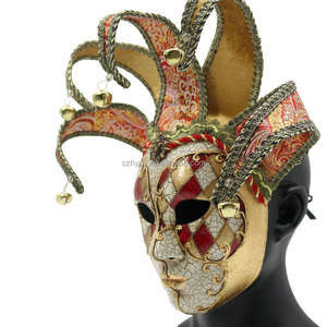 Chất lượng cao nhựa đám cưới Joker <span class=keywords><strong>Jester</strong></span> mặt nạ Venetian phong cách Masquerade bóng trang phục cho Venice Đảng Halloween DIY mặt trang trí nội thất - Product Image 4