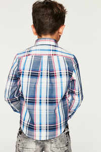 Venta caliente vestido cuello con botón cómodo elegante manga larga camisas para niños para venta al por mayor - Product Image 4