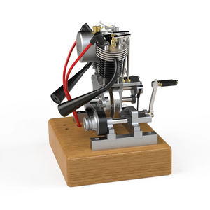 Motor <span class=keywords><strong>de</strong></span> Gasolina V-Twin, Kit <span class=keywords><strong>de</strong></span> Ensamblaje <span class=keywords><strong>de</strong></span> Motor <span class=keywords><strong>de</strong></span> Motocicleta <span class=keywords><strong>de</strong></span> Metal V2 <span class=keywords><strong>de</strong></span> 4 Tiempos, Modelo Educativo - Product Image 4