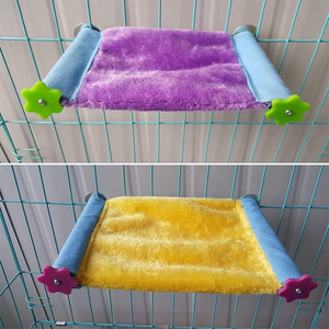 V362 Vente en gros Personnalisable Nid d'oiseau en peluche, Lit hamac, Jouet pour <span class=keywords><strong>hamster</strong></span>, Maison suspendue chaude et confortable, Accessoires de cage pour petits oiseaux - Product Image 5