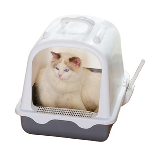 Closed Best Toilet For Cats Large Space Litter Boxes Adviod Spilling Self-cleaning Big Kitty Pet Cat Litter Box