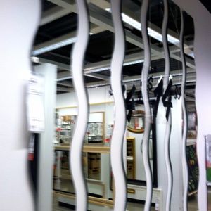 New Product Explosion S Shape Full Length <b>Wall</b> Sliver <b>Mirror</b> with Safety Film - Product Image 6