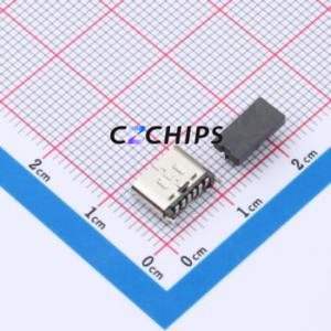 YTC-TC6-565A USB Connector SMD Connector ( Connector Type: Type-C )( Gender: Female )( Mounting Type: Vertical Mount ) - Product Image 2