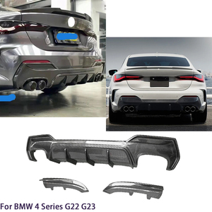 Difusor Trasero de Fibra de Carbono Estilo 3D para Serie 4 G22 Coupé G23 2020-2025 - Product Image 2