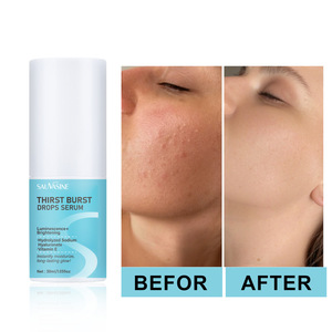 Siero Viso Idratante Istantaneo a Lunga Durata con Ialuronato di Sodio Idrolizzato Naturale <span class=keywords><strong>e</strong></span> <span class=keywords><strong>Vitamina</strong></span> <span class=keywords><strong>E</strong></span> per una Pelle Luminosa - Product Image 3