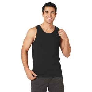 Top Rated Plus Size Men's Tank Top Knitted V-<b>neck</b> Breathable Lightweight Fabric Factory Price Street & Sports Wear - Product Image 1