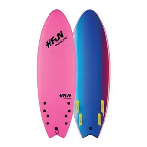 HIFUN Soft Top Foam Surfboard Stand Up Longboard Surf Paddle Board