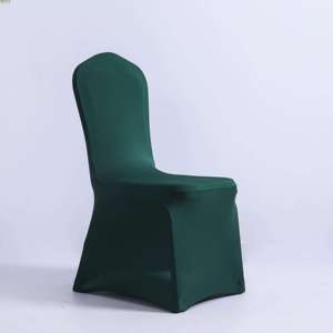 Nouvelles Housses de Chaise Extensibles de Luxe Fantaisie Or <span class=keywords><strong>Noir</strong></span> Multicolores pour Décoration de Banquet et Mariage en Spandex - Product Image 4