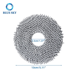 Replacement Spin Cleaning <strong>Pads</strong> <strong>Mop</strong> Cloths for <strong>Roborock</strong> QV 35A Saros 10R Q Revo Qrevo S Water Spray Reusable Microfiber <strong>Mop</strong> <strong>Pads</strong> - Product Image 3