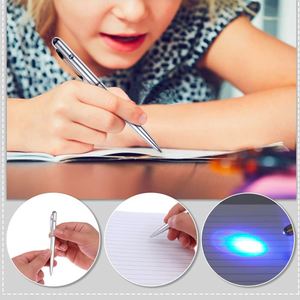 Promotional Led UV Light Magic Spy Cheating <b>Pen</b> With Secret Invisible Ink for Kids Children - Product Image 3