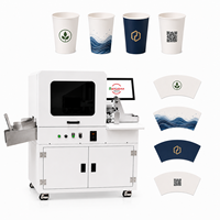 Imprimante de logos commerciaux pour gobelets, système d'impression numérique automatique pour la personnalisation des contenants de boissons, solution de production, imprimante à jet d'encre