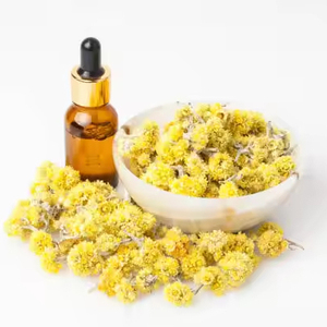 Aceite de <span class=keywords><strong>Immortelle</strong></span> Orgánico, Aceite Eterno, Aceite Esencial de Helichrysum Italicum Natural para el Cuidado de la Piel - Product Image 1