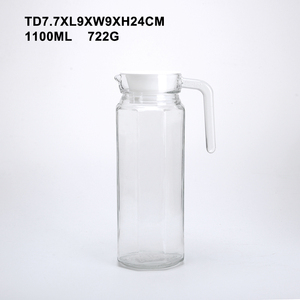 पानी के जूस के दूध के लिए हैंडल के साथ 1.8 लीटर ग्लास पानी - Product Image 4