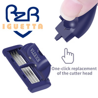 Blister Carte Emballage Pas de Rasoir Jetable Pour Hommes 4 Couches Allemagne Lames Lubrification Bande Étiquette Privée Disponible GF-1141