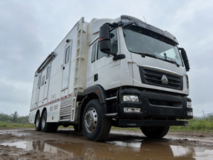 Camión Hospitalario No Civil 8x4 <span class=keywords><strong>de</strong></span> China National Heavy Duty Truck Group (CNHTC), Diseño Resistente a la Intemperie, Apto para Simulacros Hospitalarios - Product Image 2