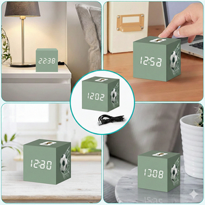 <span class=keywords><strong>Reloj</strong></span> Despertador <span class=keywords><strong>Digital</strong></span> Inteligente para Decoración <span class=keywords><strong>de</strong></span> Dormitorio, Mini Cubo <span class=keywords><strong>de</strong></span> Madera para Mesita <span class=keywords><strong>de</strong></span> Noche, Regalo Corporativo, Zona <span class=keywords><strong>de</strong></span> Aficionados al Fútbol, Mesa <span class=keywords><strong>de</strong></span> Fútbol - Product Image 5