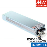 Origine Mean well RSP-1600-27 Sortie Unique alimentation à découpage 1600W 27V 59A Programmable PFC Haute Puissance avec DC Ventilateur