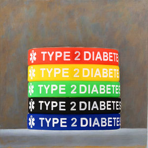 Gelang Silikon Fashion Medis untuk Anak-Anak Penderita <span class=keywords><strong>Diabetes</strong></span> Tipe 1 dan Tipe <span class=keywords><strong>2</strong></span>, Gelang Kesadaran <span class=keywords><strong>Diabetes</strong></span>, Gelang ID <span class=keywords><strong>Diabetes</strong></span> - Product Image 3