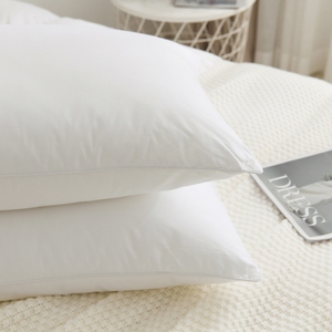 Coussin d'oreiller personnalisé blanc doux, qualité hôtelière 3 et 4 étoiles, pour hôtel et maison - Product Image 4
