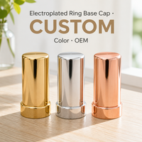 Capuchon de vernis à ongles cylindrique brillant multicolore en plastique, accessoire cosmétique, couleur personnalisée pour flacon de vernis gel, vente en gros