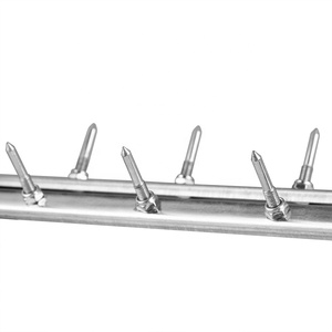 <span class=keywords><strong>Scarificateur</strong></span> manuel de jardin à poussée manuelle pour l'aération du sol de pelouse de 18 pouces aérateur d'herbe de jardin - Product Image 5