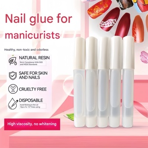El <span class=keywords><strong>mejor</strong></span> precio Mini 2G Clear Nail Glue Factory Adhesivo fuerte Acrílico <span class=keywords><strong>Uñas</strong></span> <span class=keywords><strong>postizas</strong></span> Consejos Secar rápidamente Pink Nail Glue - Product Image 2