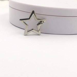 New Arrival Hợp kim kẽm pentacle hình chia <span class=keywords><strong>Key</strong></span> Ring <span class=keywords><strong>Key</strong></span> <span class=keywords><strong>Fob</strong></span> trang trí Clasp Kết nố<span class=keywords><strong>i</strong></span> khóa tú<span class=keywords><strong>i</strong></span> xách Phụ Kiện phần cứng - Product Image 5