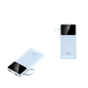 Batterie externe d'urgence haute capacité 10000 mAh avec double port USB, charge rapide 20W, matériau PVC robuste, interface d'entrée - Product Image 1
