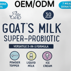 Formula per Animali Domestici al Latte di Capra, <span class=keywords><strong>Super</strong></span> Probiotico 3-in-1 in Polvere per Cani e Gatti, Svezzamento, Crescita Bilanciata, Salute Digestiva, Integratore Immunitario, Vitamine - Product Image 4
