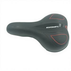 Sillín de bicicleta Lanqi cóncavo 02, asiento de ciclismo suave y cómodo, color negro, para bicicleta de montaña, unisex, para adultos, para todas las estaciones, estilo moderno - Product Image 2