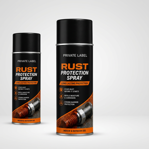 Spray de protection contre la rouille à étiquette privée, protecteur de surface métallique anti-corrosion, utilisation intérieure et extérieure - Product Image 1