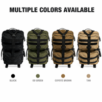 Sac à dos tactique camouflage 60L avec système Molle et sangles pour la survie et la préparation aux situations d'urgence
