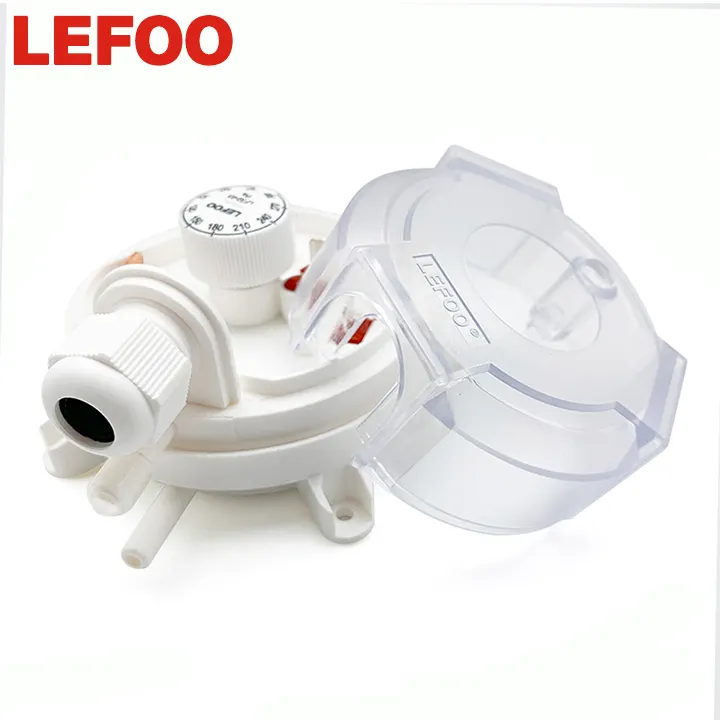 مفتاح ضغط الهواء من LEFOO مفتاح ضغط إلكتروني للتعديل الفرق 50~5000pa