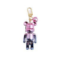 Liontin Beruang Akrilik - Gantungan Kunci DIY Kartun, Aksesoris Hewan Lucu untuk Tas & Ponsel
