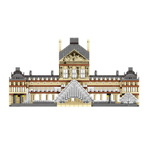 <span class=keywords><strong>Bloques</strong></span> de Construcción de Plástico ABS Zhegao Louvre LZ8040, Rompecabezas de Micropartículas, Edificios Famosos, Decoración de Escritorio, Juguete DIY - Product Image 6