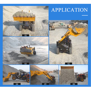 Harga traktor kompak 4x4 dengan pemuat dan backhoe front end <span class=keywords><strong>loader</strong></span> mini - Product Image 4