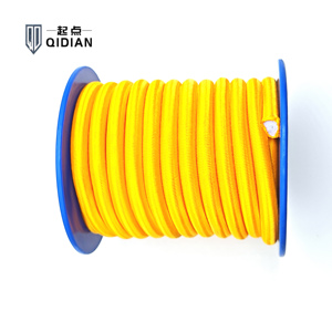 8Mm Cam Vàng Cao Su Nhiệm Vụ Nặng Nề Bungee Thiết Bị Tập Thể Dục Bungee Nhảy Dây Với Hai Vòng Sốc Dây Cho Tập Luyện - Product Image 4