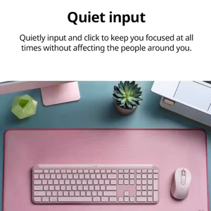 Original Logitech Signature K950 Ultra Slim Silent Wireless <b>Keyboard</b>, Full Size with Numeric Keypad,Office <b>Keyboard</b> for Windows - Product Image 3