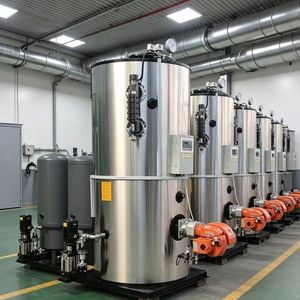 Générateur de vapeur à <span class=keywords><strong>gaz</strong></span> à démarrage rapide 50 kg/h, chaudière à vapeur verticale 35 kW pour la cuisson et la cuisson à la vapeur à petite échelle - Product Image 6