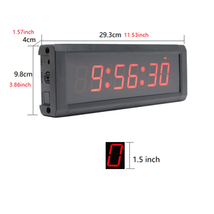 Es Built-<strong>in</strong> Rechargeable Battery 1.5 Inch <strong>Electronic</strong> Led Clock <strong>Digital</strong> Countdown <strong>Timer</strong> with Wired Button Multiple Model Options - Product Image 2