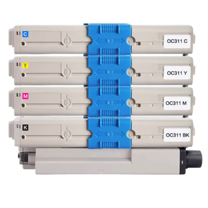 Cartucho de tóner vacío C301, Compatible con Okidata <span class=keywords><strong>OKI</strong></span> C301/C310/C330/<span class=keywords><strong>C332</strong></span>/C510/C530/C562/C321dn/C301DN, 44973533,44973534, nuevo - Product Image 4