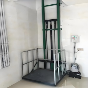 Elevador de Carga Industrial <span class=keywords><strong>El</strong></span>éctrico Pequeño de Alta Resistencia, Elevador de Mercancías Elevado, Estructura de Acero, Aplicación en Talleres, CE - Product Image 1