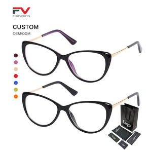 نظارات عين القط عالية الجودة للنساء مريحة أكثر للمرتدي لأول مرة نظارات إطار واضح - Product Image 1