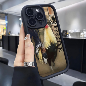 Étui de protection antichoc en TPU pour iPhone 11 12 13 14 15 16 17 Pro Max avec impression photo de beau <span class=keywords><strong>coq</strong></span> et design d'objectif en forme d'échelle - Product Image 3